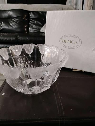 Block Crystal Tulip Bowl - Thumbnail 2