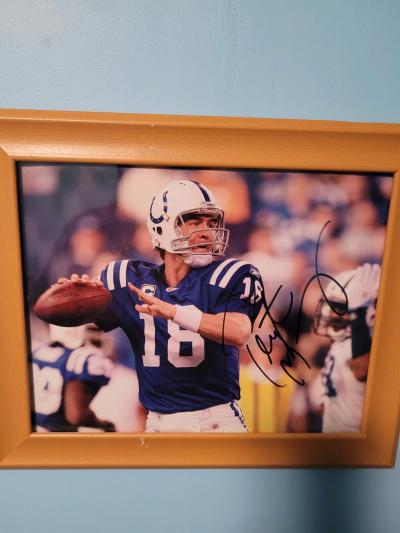 Peyton Manning Autograph - East Stroudsburg, Pennsylvania