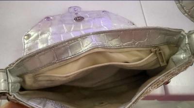 AUTHENTIC Vintage Y2K Guess Mini Shoulder Bag  Silver Studde - Thumbnail 5