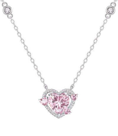 Pink Heart Necklace