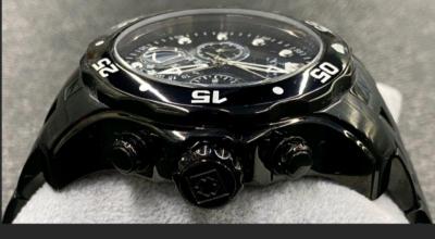 Invicta Mens Pro Diver Scuba Chronograph Triple Black Combat - Thumbnail 3