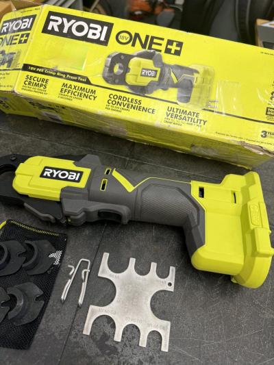 Ryobi 18v PEX crimp ring tool