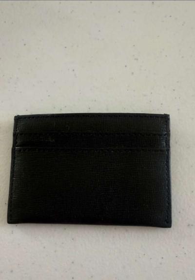 Authentic Coach New York Black Leather Card Holder Minimalis - Thumbnail 2