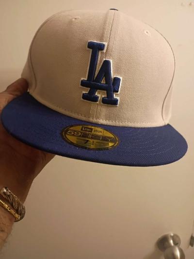 new era world champion blue fitted LA dodgers cap - Thumbnail 2