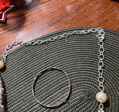 Bib Necklace with Bracelet - Thumbnail 4