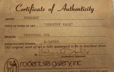Francois Bernerdt original oit painting - Thumbnail 5