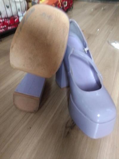 Purple Platform Mary Janes - Thumbnail 2