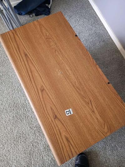 a very beautiful brown wood TV stand which is very gorgeous - Thumbnail 2