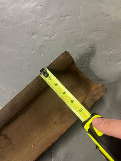 3FT Wooden Gutter  unused  see details below for more inform - Thumbnail 4