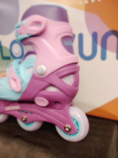 LOCAVUN Adjustable Light up Inline/Small-(US small Child 9C-12C - Thumbnail 2