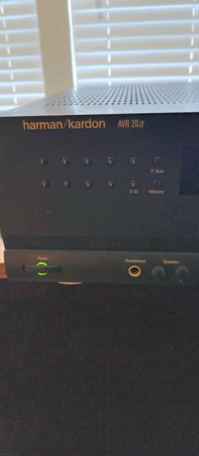 Harman kardon avr20 ll receiver no remote 2 floor speakers - Thumbnail 3
