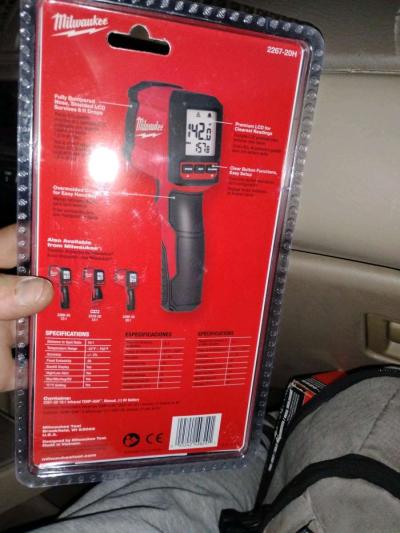 Milwaukee 10 1 Infrared temp gun - Thumbnail 2