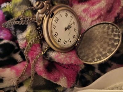 veteran pocket watch on chain - Thumbnail 2