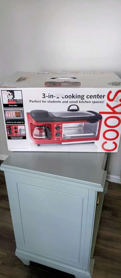 Retro 3 in 1 coocking center open box never used - Thumbnail 2
