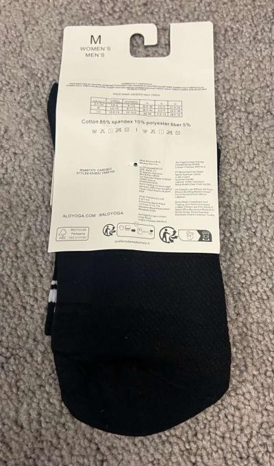 ALO Yoga Half Crew Unisex Socks Medium - Thumbnail 3