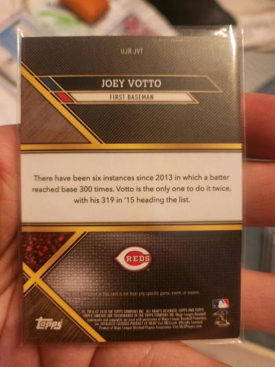 2016 Topps Triple Threads Joey Votto - Thumbnail 2
