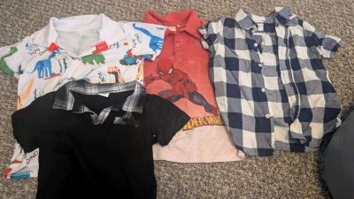 lot of boys colared shirts