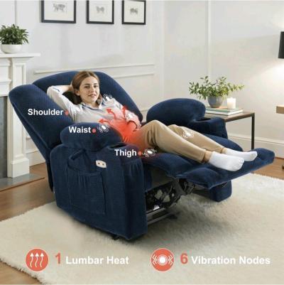 MCombo Electric Power Recliner Chair with Massage  Heat Plus - Thumbnail 3