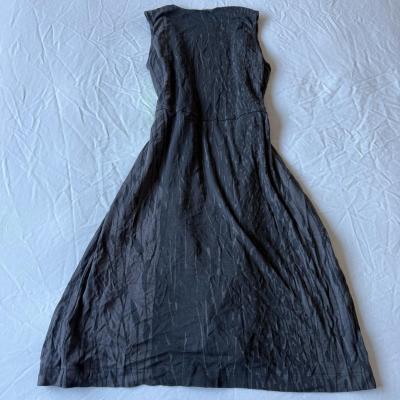 Banana Republic 70 Silk Sleeveless Long Duster Vest  Charcoa - Thumbnail 3