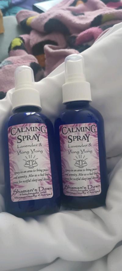 2 Calming spray blue glass bottles - Waco, Texas