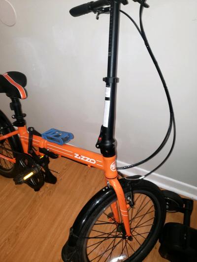 orange ZIZZO Folding Bike