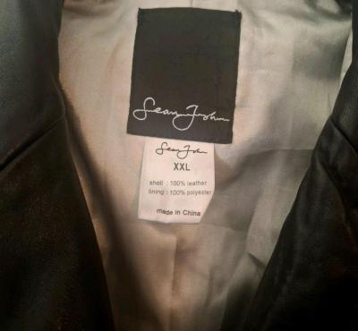 Vintage Sean John Leather Jacket  Mens XXL Black - Thumbnail 6