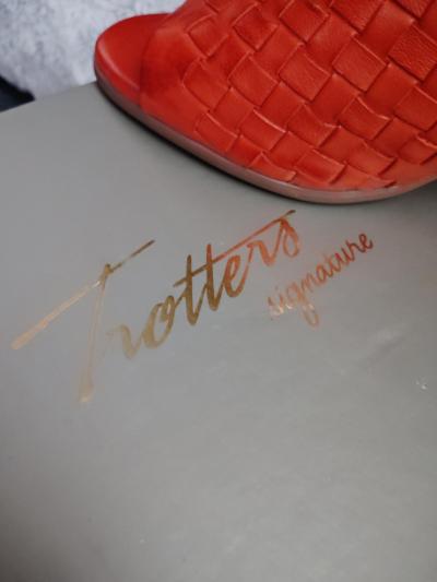 Trotters Corsa Red Mule 6 1/2 - Thumbnail 5