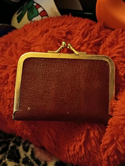 vintage brown leather sewing kit - Thumbnail 3