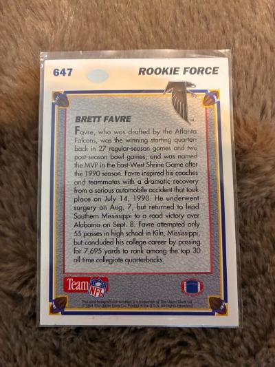 Brett Favre card - Thumbnail 2