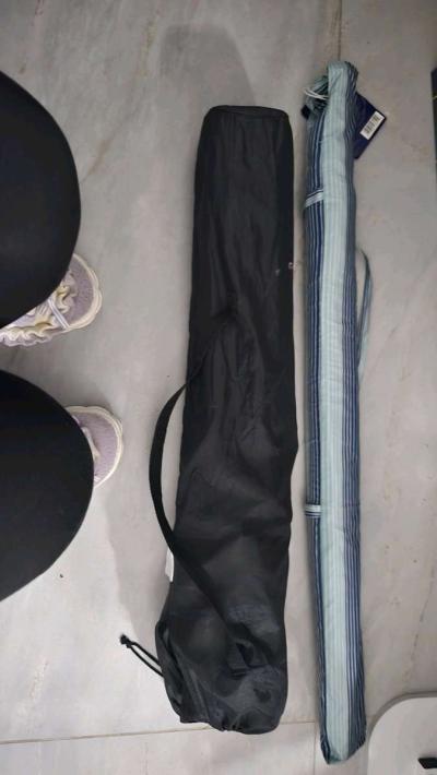 Beach Umbrella with Carrying Bag and chairs - Thumbnail 2