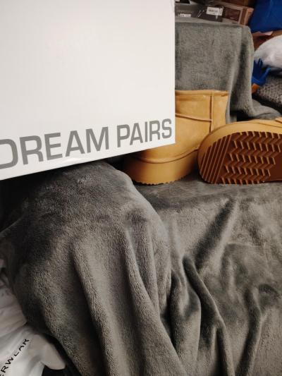 DREAM PAIRS Platform Winter Boots Brown/8.5 - Thumbnail 4