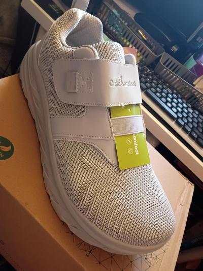 Men's Ortho Shoe Size 14 Gray - Thumbnail 4