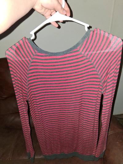 womens rue 21 red and black long sleeve shirt - Thumbnail 2
