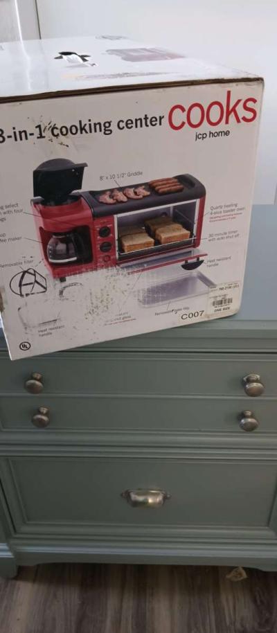 Retro 3 in 1 coocking center open box never used - Thumbnail 5