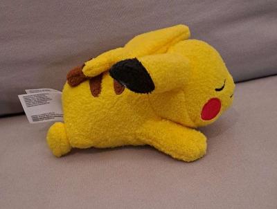 Pokmon Sleeping Pikachu NWT Jazwares 6 Plush 2024 - Thumbnail 3