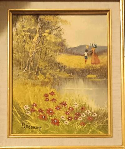 Francois Bernerdt original oit painting - Thumbnail 3