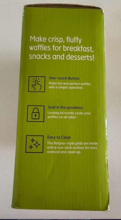 NEW Parini Belgian Waffle Maker  Crispy Fluffy Waffles - Thumbnail 4