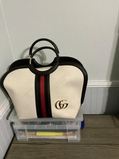 WHITE GUCCI TOTE - Alicia, Arkansas