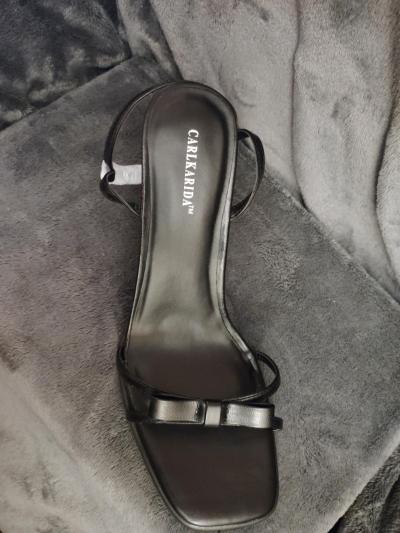 Carlkarida Square Toed Heels size 9 Black - Thumbnail 2