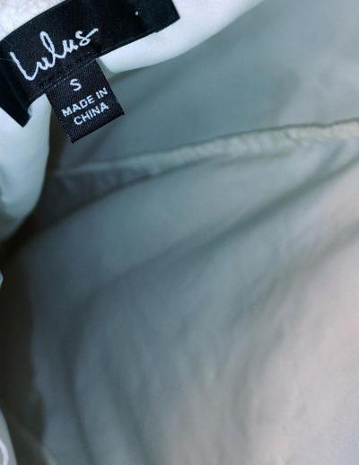 Womens White Backless Dress - Thumbnail 3