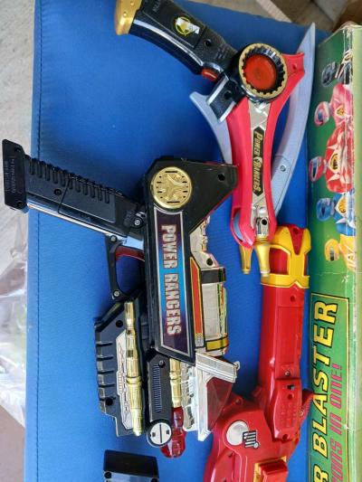 vintage power rangers lot everything pictured - Thumbnail 3