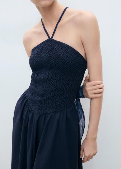 Combined halterneck dress - Thumbnail 4