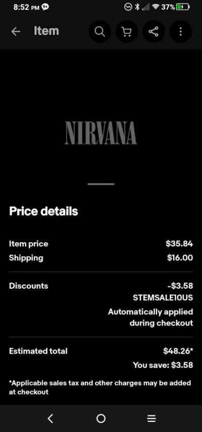 Nirvana CD 2002 - Thumbnail 2