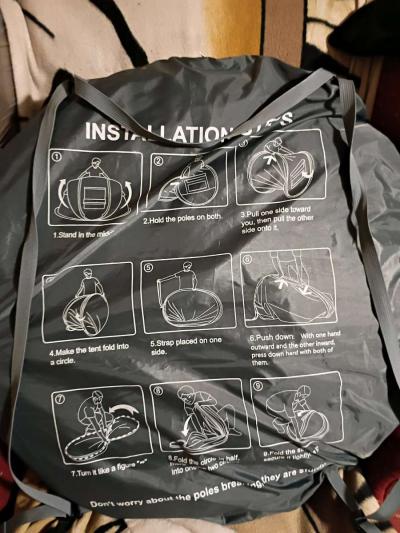 londtren 4 man waterproof self set up tent - Thumbnail 1