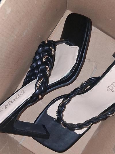 3 Mudd Braided Platform Heels size 9 - Thumbnail 3