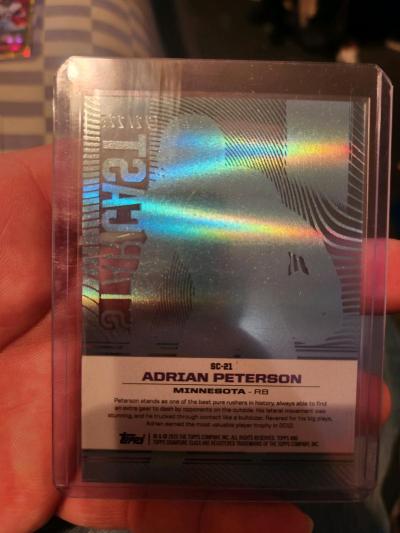 2025 Topps Signature Football Adrian Peterson - Thumbnail 2