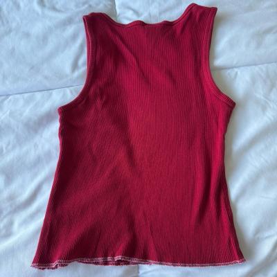 Los Angeles Angels Rhinestone Ribbed Tank Top Y2K Era Ballpa - Thumbnail 3