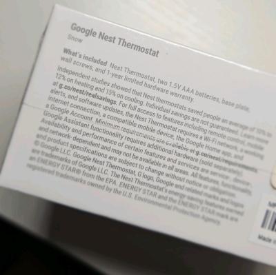 Google Nest Thermostat - Thumbnail 2