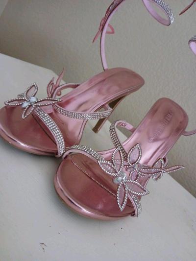 Pink High Heels Size 7 - Thumbnail 2