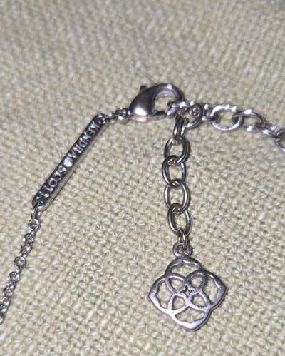 Kendra Scott Elisa Pendant Necklace in Cobalt Cats Eye - Thumbnail 6